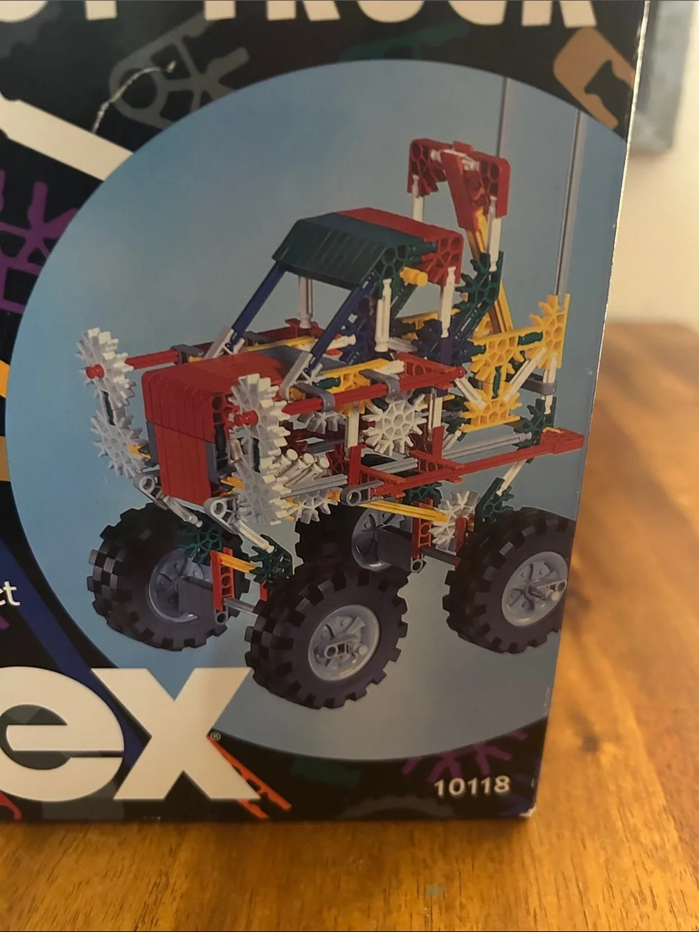 Vintage 1994 K'NEX Thunderfoot Truck 10118 Building Set Color Coded Construction